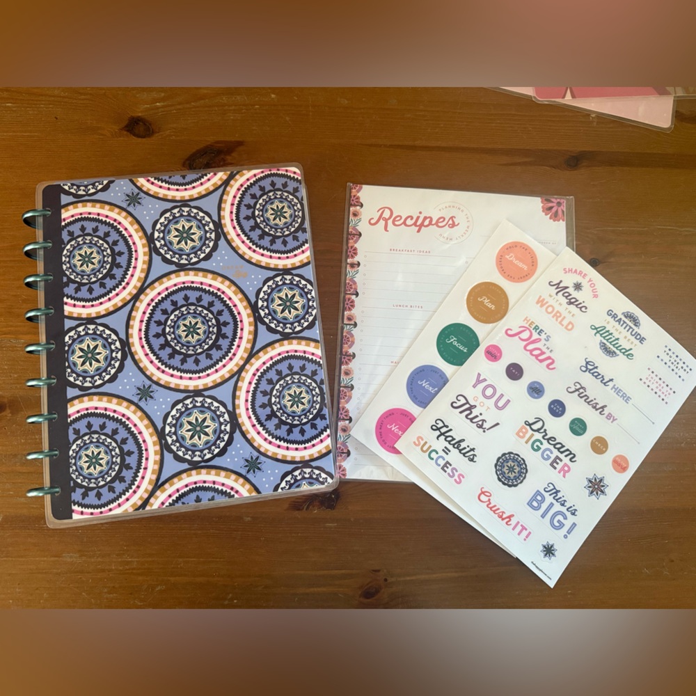 Happy Planner Multicolor Patterned Planner